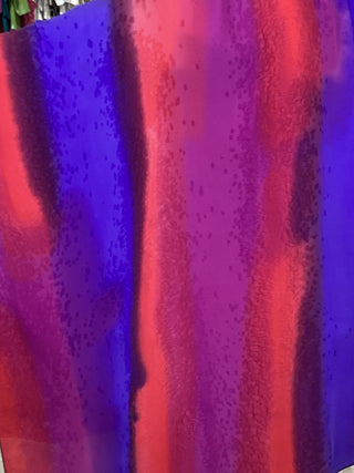 RUANA - GORGETTE VIOLET/RED