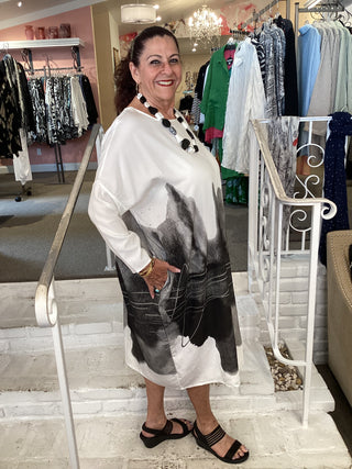 ONE SIZE DRESS - WHITE