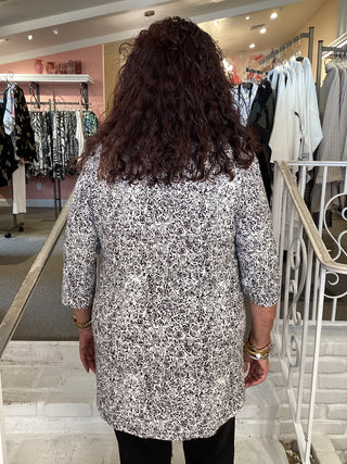 3/4 JAZZ TUNIC - BW ROSETTE