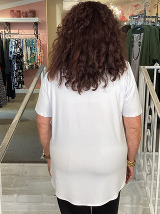 TESSA S/S TEE  - WHITE