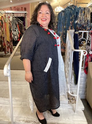 2 TONE DRESS