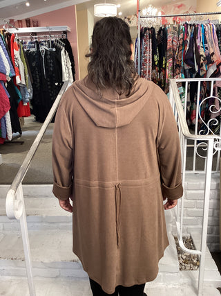 SNAP JACKET - TAUPE