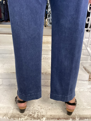 SLIM ANKLE PKT PANT - DENIM