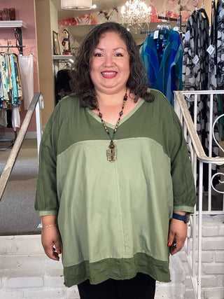 ORTENSIE SHIRT - GREEN