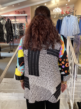 MIX MEDIA TOP/TUNIC - MULTI