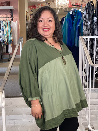 ORTENSIE SHIRT - GREEN