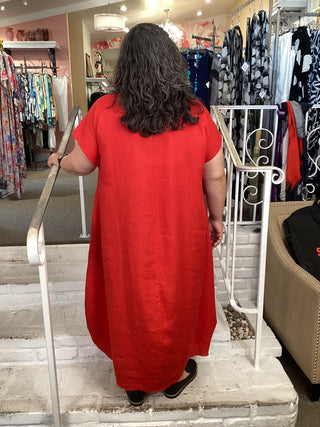 A ORLA DRESS - RED