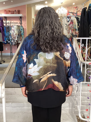 Silk Kimono Jacket - Meditation