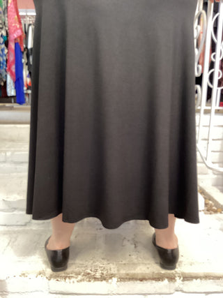 GILLIAN "A" SKIRT - BLACK