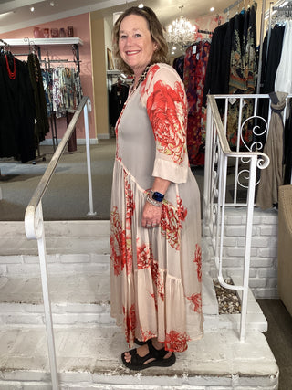 ED311F FLOWY DRESS - FLORAL