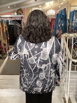 MESH OVERLAY TUNIC - ART SKOOL