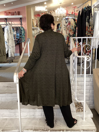 MOLLY CARDIGAN - LIME DASH