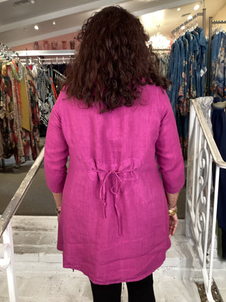 V NECK TOP - VIOLET