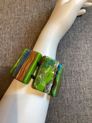 B22 BRACELET GREEN MIX