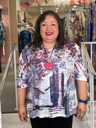 HI LOW V TUNIC - FAY