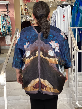 Silk Short Kimono - Meditation