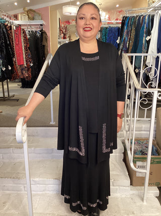 RICHMOND SKIRT - BLACK DIAMOND