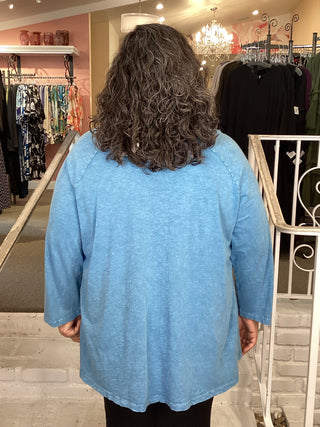 PATCH POCKET TUNIC - CARIBBEAN