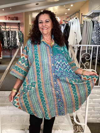 PAREO KANTHA BUTTON DOWN 157