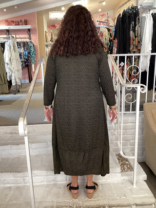 DEMI DRESS - LIME DASH