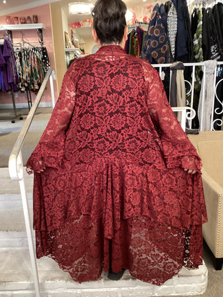 STEVIE DUSTER - BURGUNDY