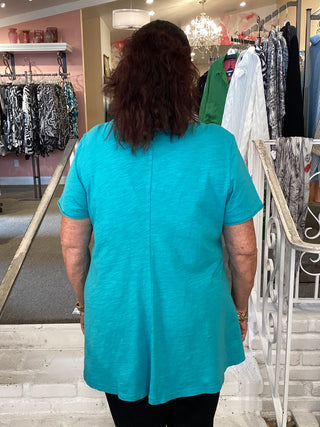 S/S TEE TOP - OCEAN