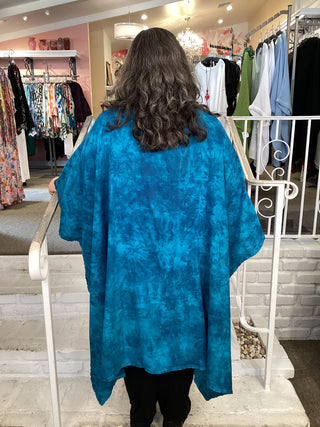 WHISPER TUNIC - WASH PEACOCK