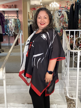 SILK LONG KIMONO - ILLUSTRATION