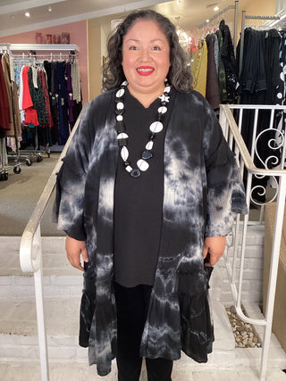 CHIC DUSTER - MARBLE BLACK