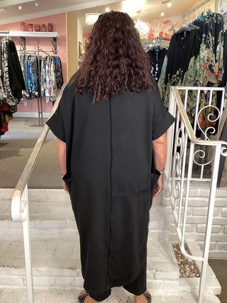 LONG TUNIC - BLACK