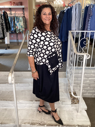 DOT POCKET DRESS