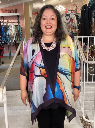 Silk Long Kimono - Conscious