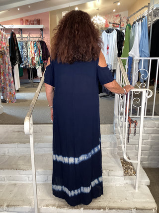 DANA WAVE DRESS - SAPPHIRE