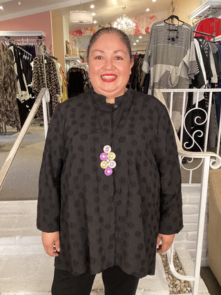 Particle Blouse - Big Bang Dot Black