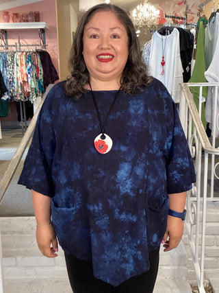 KITTY TUNIC - WASHED SAPPHIRE