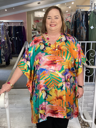 ARTISIAN KAFTAN - PARROTS