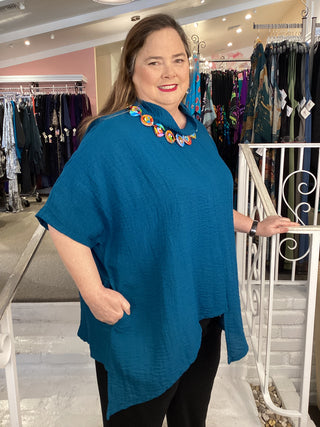 ASYM TUNIC - RAIN FOREST