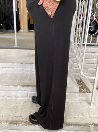 PALAZZO POCKET PANT- BLACK