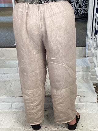 FRONT PKT PANT - BEIGE