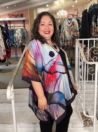 Silk Long Kimono - Conscious