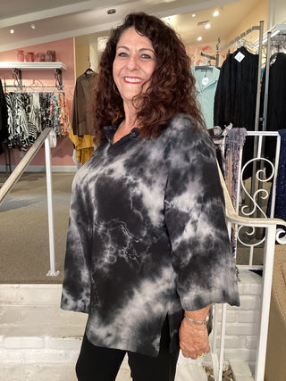 TWILIGHT TOP - MARBLE BLACK