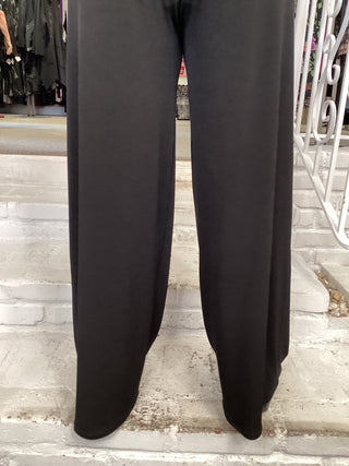 PALAZZO POCKET PANT- BLACK