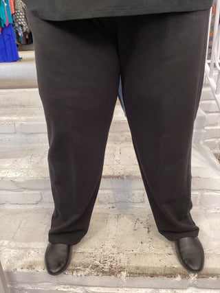 CHRISTINE FLEECE PANT - BLACK