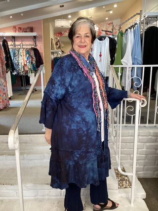 CHIC DUSTER - WASHED SAPPHIRE