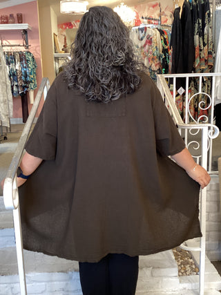 BUNNY TUNIC - ESPRESSO