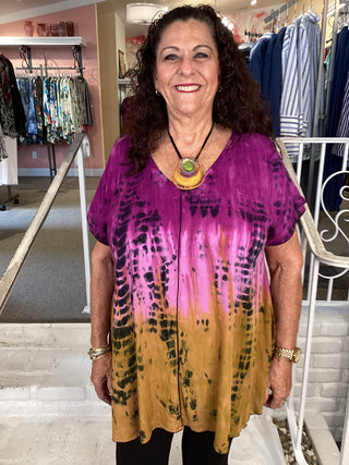 KIANA CAP TOP - DD FUSCHIA