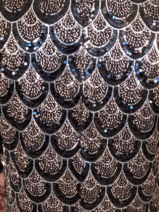 Sequin Twinset - Black/Copper