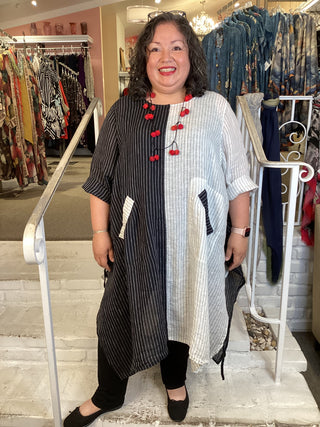 2 TONE DRESS
