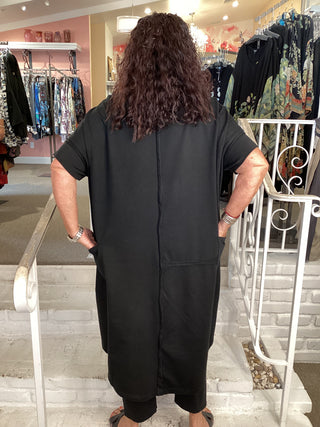 LONG TUNIC - BLACK