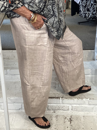 FRONT PKT PANT - BEIGE